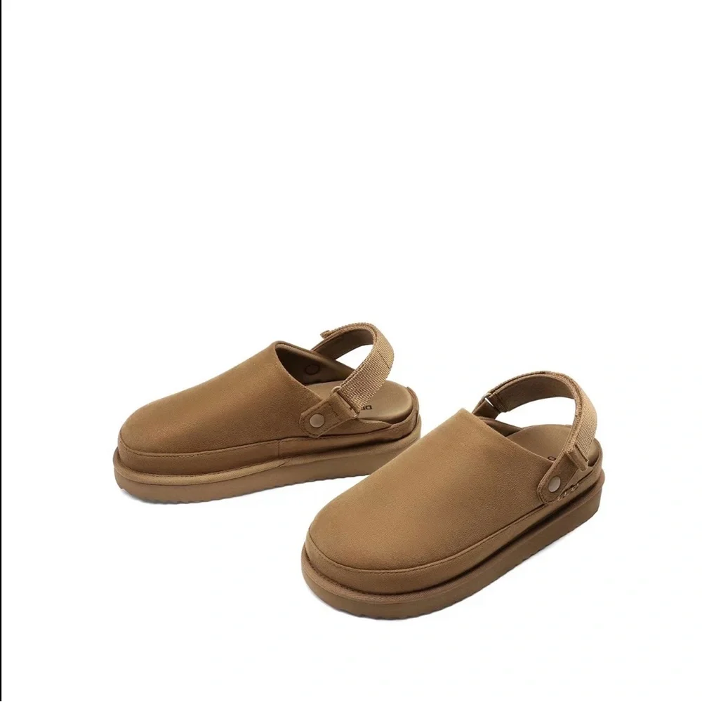 Dream Pairs Round-Toe Platform Mule Clogs Indoor/Outdoor Memory-Foam - Picture 2 of 8